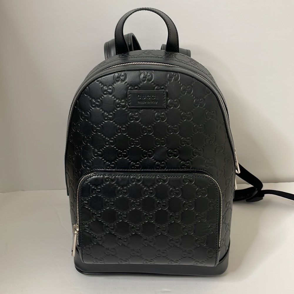 Gucci Signature Leather Backpack